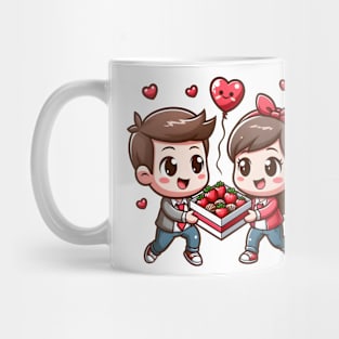 Valentine's Cartoon Delights Mug